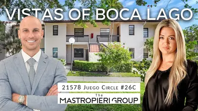 Vistas of Boca Lago Property Tour With Larry Mastropieri | 21578 Juego Cir Apt 26C, Boca Raton